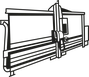 Gergaji Pemotong Panel Vertikal