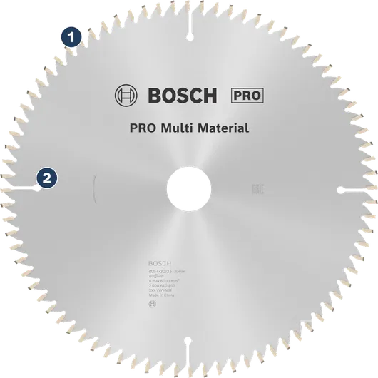 Mata gergaji bundar Bosch PRO Multi Material.