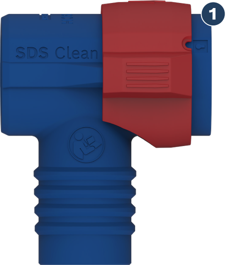 Konektor Bosch EXPERT SDS Clean plus untuk bor palu.