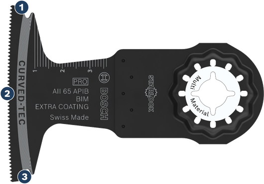Mata gergaji multimaterial Bosch Starlock AII 65 APIB.
