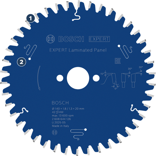 Mata gergaji bundar Bosch Expert Laminated Panel.