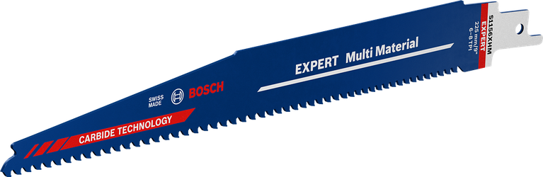 Mata gergaji Bosch Expert Multi Material dengan teknologi karbida.