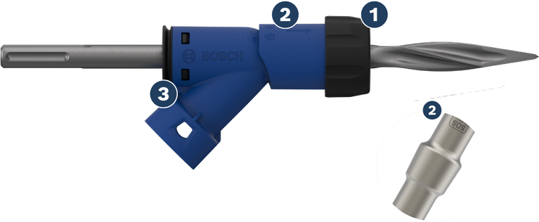 Adaptor Pahat Runcing Bosch EXPERT SDS max 400 mm.