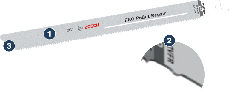Mata gergaji bolak-balik Bosch PRO Pallet Repair.