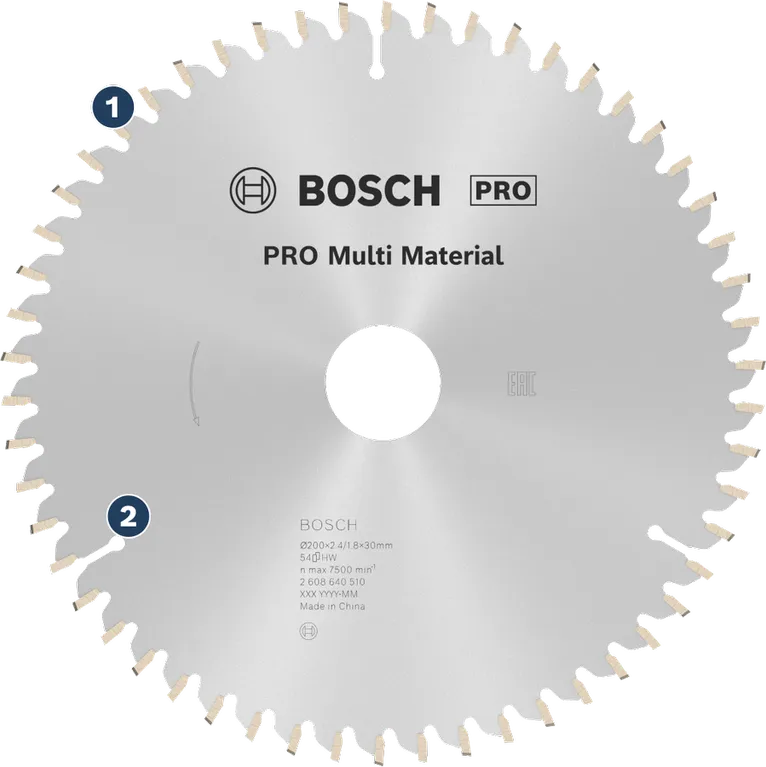 Mata gergaji bundar Bosch PRO Multi Material.