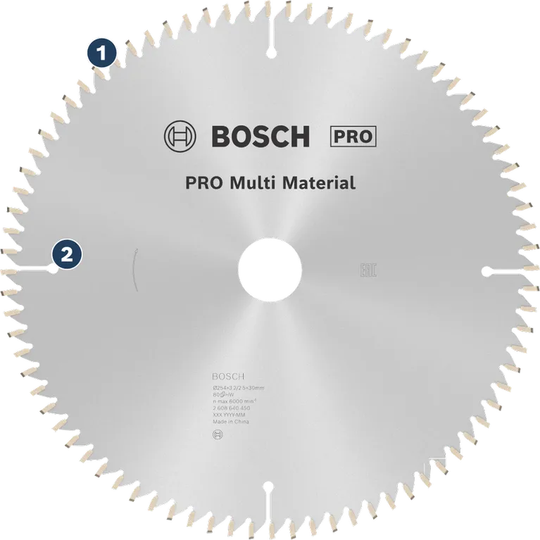 Mata gergaji bundar Bosch PRO Multi Material.