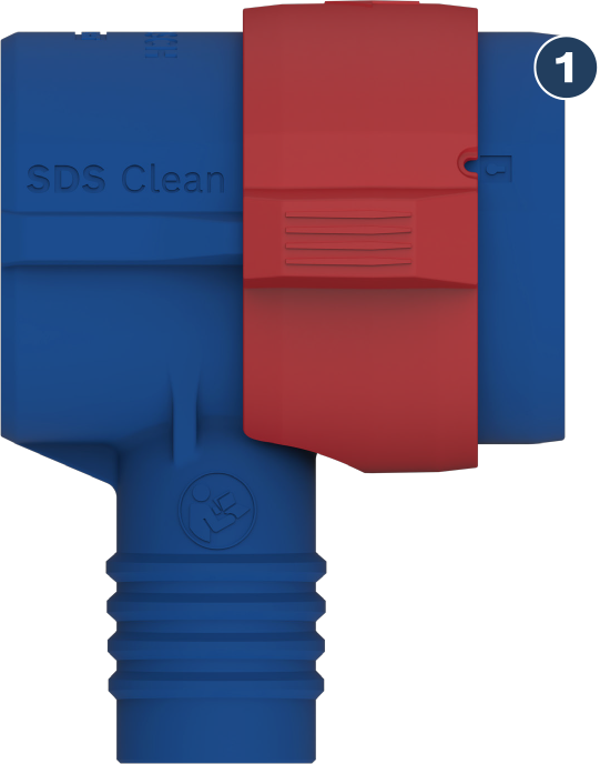 Konektor Bosch EXPERT SDS Clean max untuk mata bor palu.