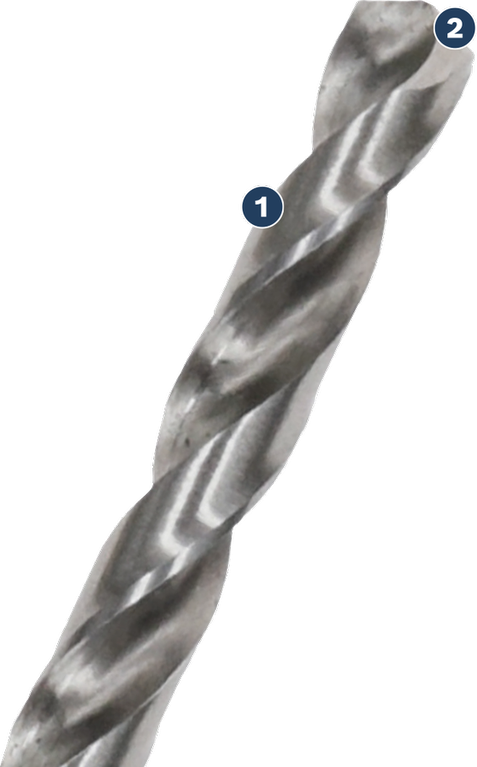 Mata bor putar heksagonal Bosch PRO Metal HSS-G.