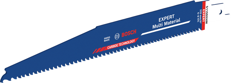 Masa Pakai Lama dalam pemotongan material bangunan keras Mata gergaji bolak-balik Bosch Expert Multi Material.