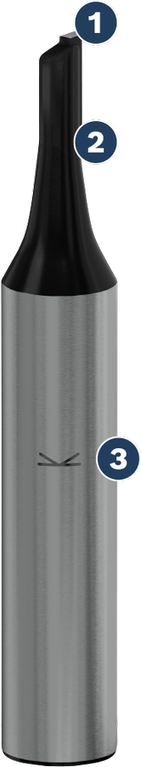 Penggilingan ujung butiran mikro karbida padat Bosch Spider.