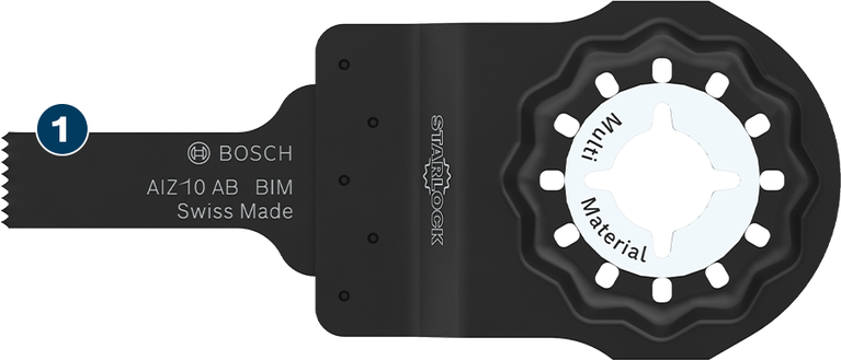 Mata Pisau Pemotong Multi Material Bosch AIZ 10 AB Starlock.