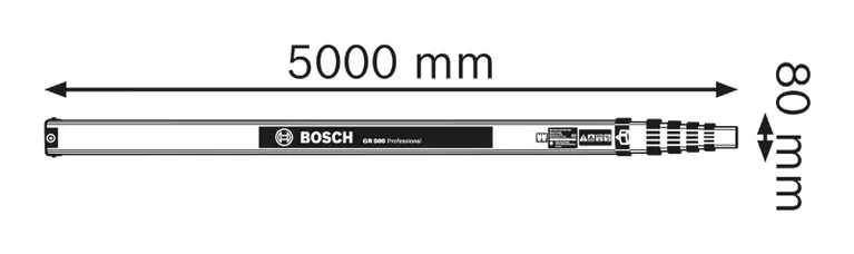 GR 500 Diagram batang pengukur.