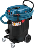 Penghisap debu kabel Bosch GAS 55 M AFC, kapasitas 43 liter.