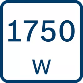 Input daya terukur 1750 W