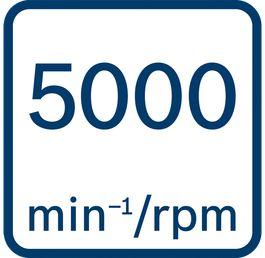 Kecepatan tanpa beban 5000 menit-1/rpm 