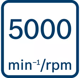 Kecepatan tanpa beban 5000 menit-1/rpm