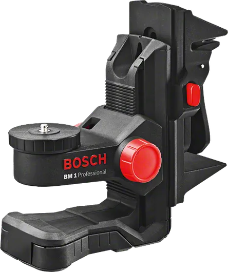 Dudukan universal Bosch BM 1 untuk alat perataan laser.