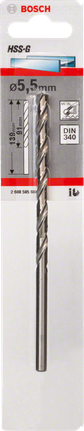 Mata bor logam Bosch HSS-G 5,5mm.