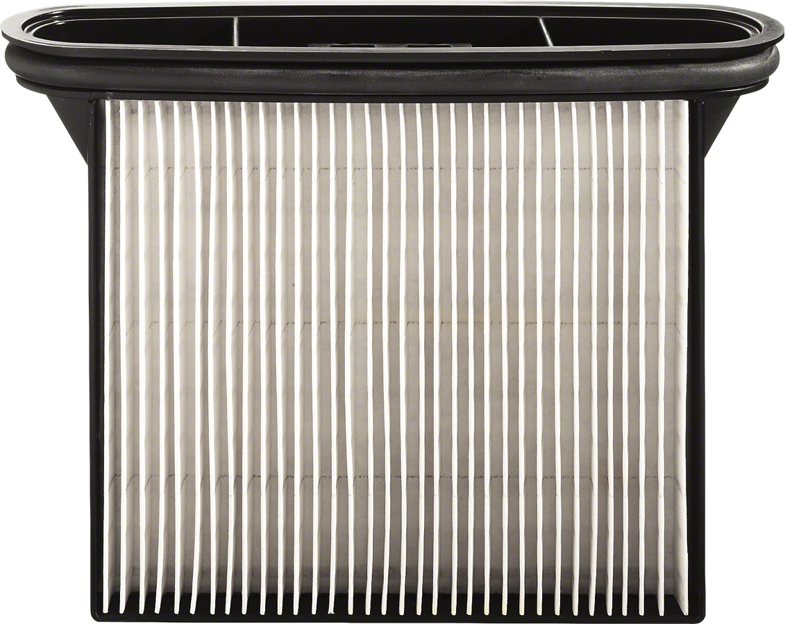 Filter vakum lipit persegi panjang Bosch untuk penyedotan debu.