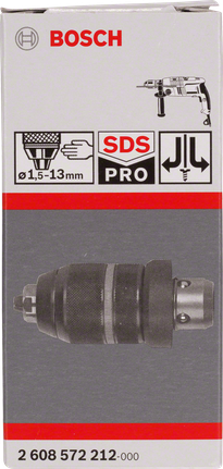 Chuck bor Bosch SDS Pro 1,5–13mm.