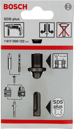 Adaptor Bosch SDS-plus 1/2″-20 UNF.
