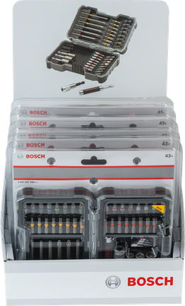 Set mata bor dan nutsetter Bosch 43 buah.