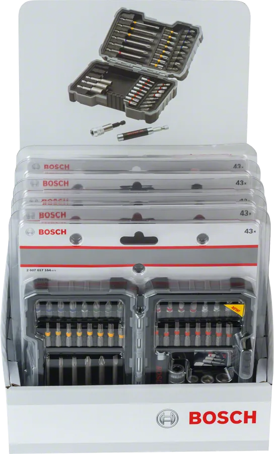 Set mata bor dan nutsetter Bosch 43 buah.