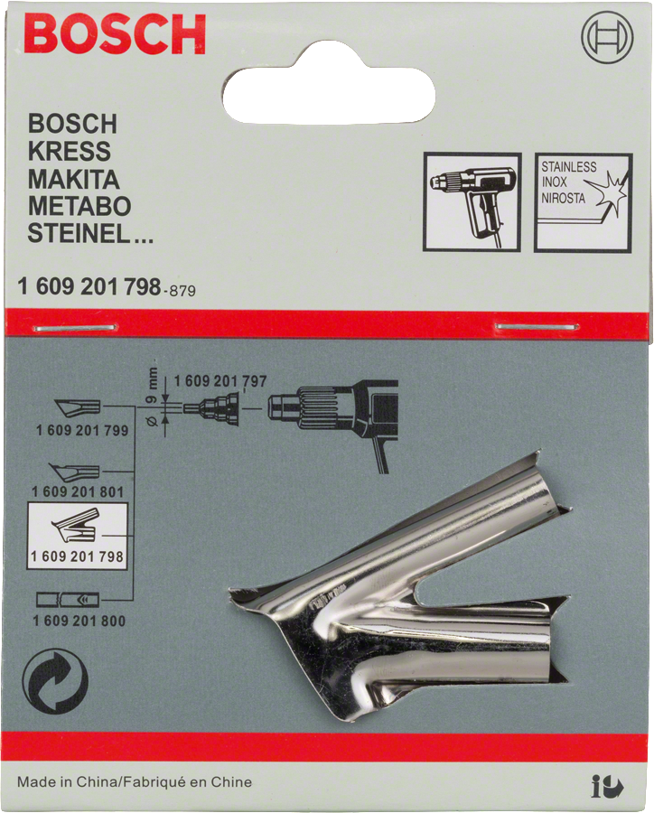 Aksesori sepatu las Bosch , diameter 10 mm.