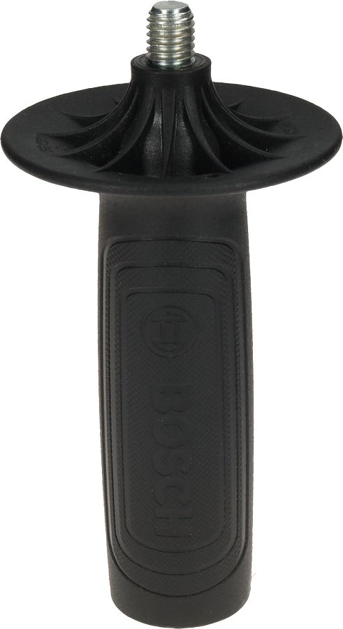 Pegangan bantu Bosch dengan sisipan logam berulir.