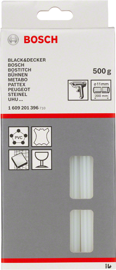 Lem batangan Bosch 11mm panjang 200mm untuk pistol lem.