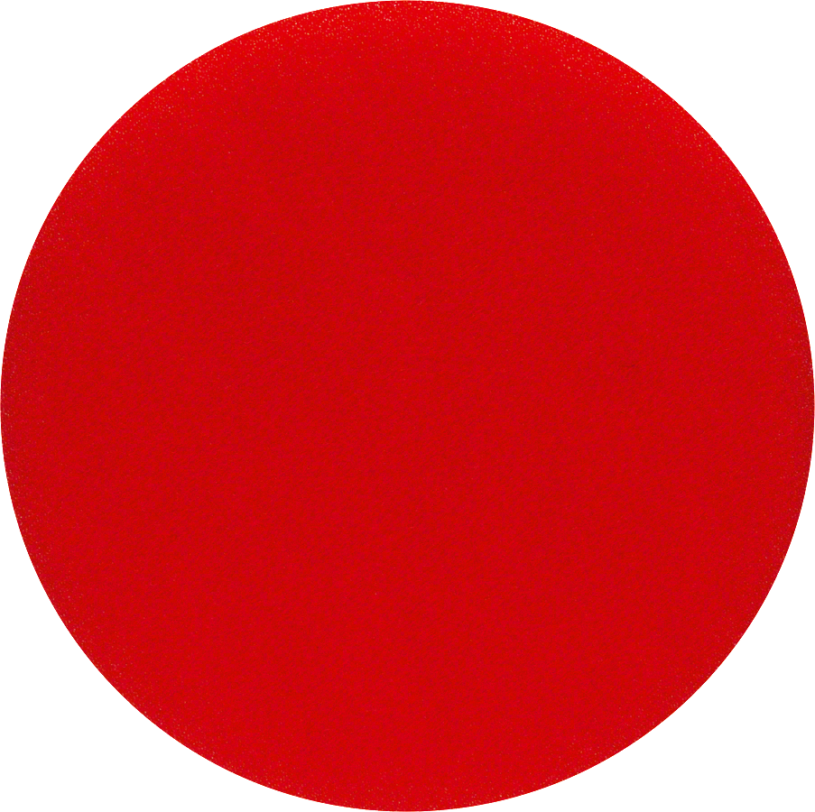 Spons poles Bosch diameter 130mm, merah.