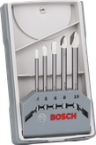 Set mata bor ubin keramik Bosch CYL-9 5-piece 4–10mm