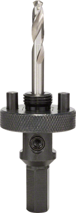 Adaptor soket segi enam Bosch untuk gergaji lubang 32-210 mm.