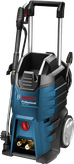 Mesin cuci bertekanan tinggi Bosch GHP 5-75 dengan roda.
