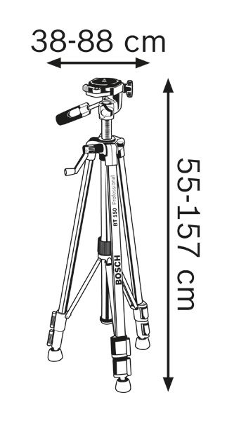 BT 150 Diagram penyesuaian ketinggian