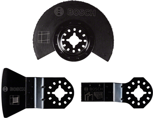 Pisau serbaguna Bosch PRO U untuk memotong kayu dan logam.