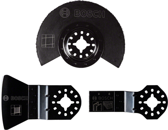 Pisau serbaguna Bosch PRO U untuk memotong kayu dan logam.