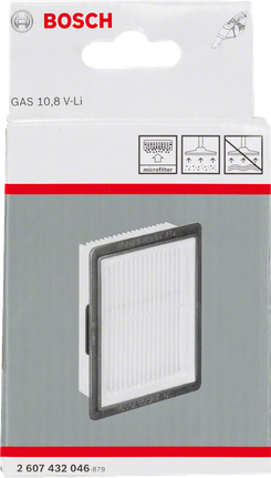 Filter bellow Bosch GAS 10,8 V-LI.