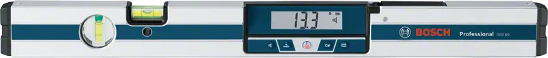 Inclinometer digital Bosch GIM 60 dengan layar LCD.