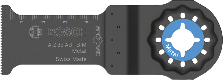 Pisau perkakas serbaguna Bosch Starlock AIZ 32 AB BIM untuk logam.