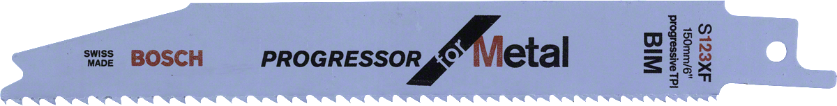 Mata gergaji Bosch S123XF Progressor untuk logam.