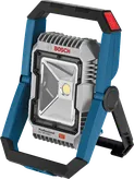 Lampu lokasi kerja nirkabel Bosch GLI 18V-1900, 1900 lumen.