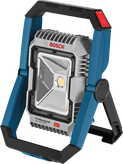 Lampu lokasi kerja nirkabel Bosch GLI 18V-1900, 1900 lumen.