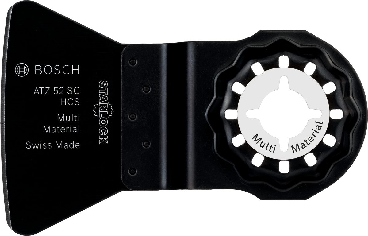 Mata pisau pengikis multi material Bosch Starlock ATZ 52 SC.