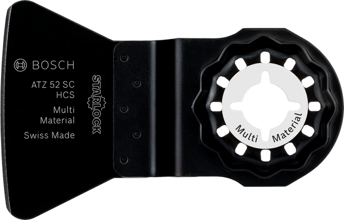 Mata pisau pengikis multi material Bosch Starlock ATZ 52 SC.