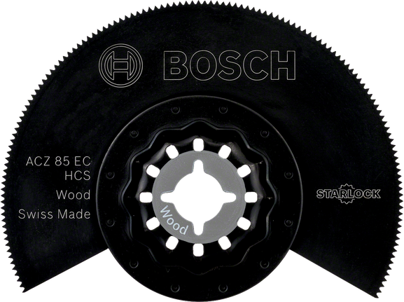 Bilah gergaji segmen HCS ACZ 85 EC Wood Mata pisau pemotong kayu Bosch ACZ 85 EC Starlock.