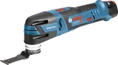 Perkakas serbaguna nirkabel Bosch GOP 12V-28 dengan mata pisau Starlock.