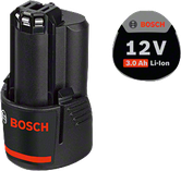 Baterai lithium-ion Bosch 12V 3.0Ah.