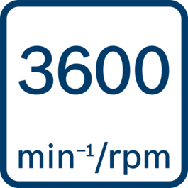 Kecepatan tanpa beban 3600 menit-1/rpm 