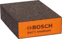Spons pengamplasan sedang Bosch S471 untuk penyelesaian permukaan.